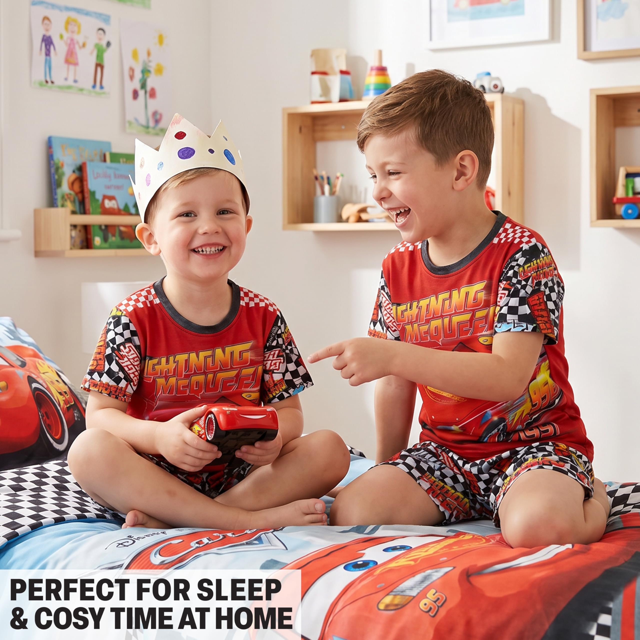 Bluey Disney Toy Story Cars Pijama Niño Bebe Manga Corta Verano Transpirable Ropa Dormir Regalos
