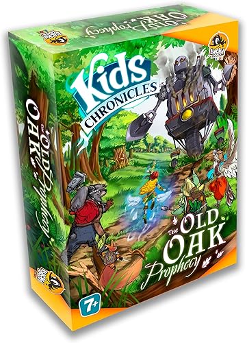 Kids Chronicles The Old Oak Prophecy Expansion - Juego de mesa de aventura cooperativa, divertido juego familiar para niños y adultos, a partir de 7