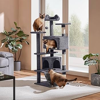 Amazon.com : Yaheetech 54in Cat Tree, Multi-Level Cat Tower