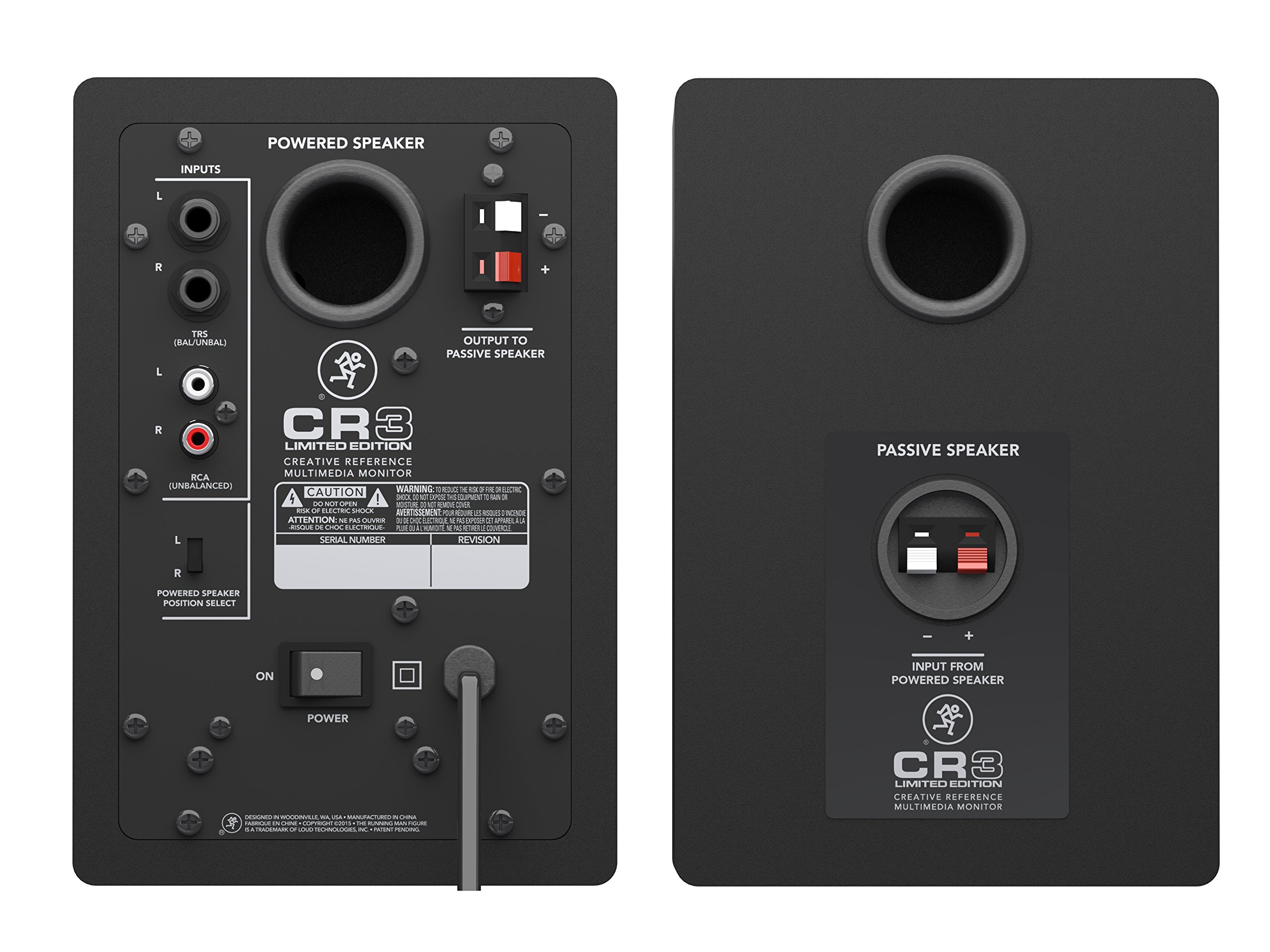 mackie cr3 passive speaker not working