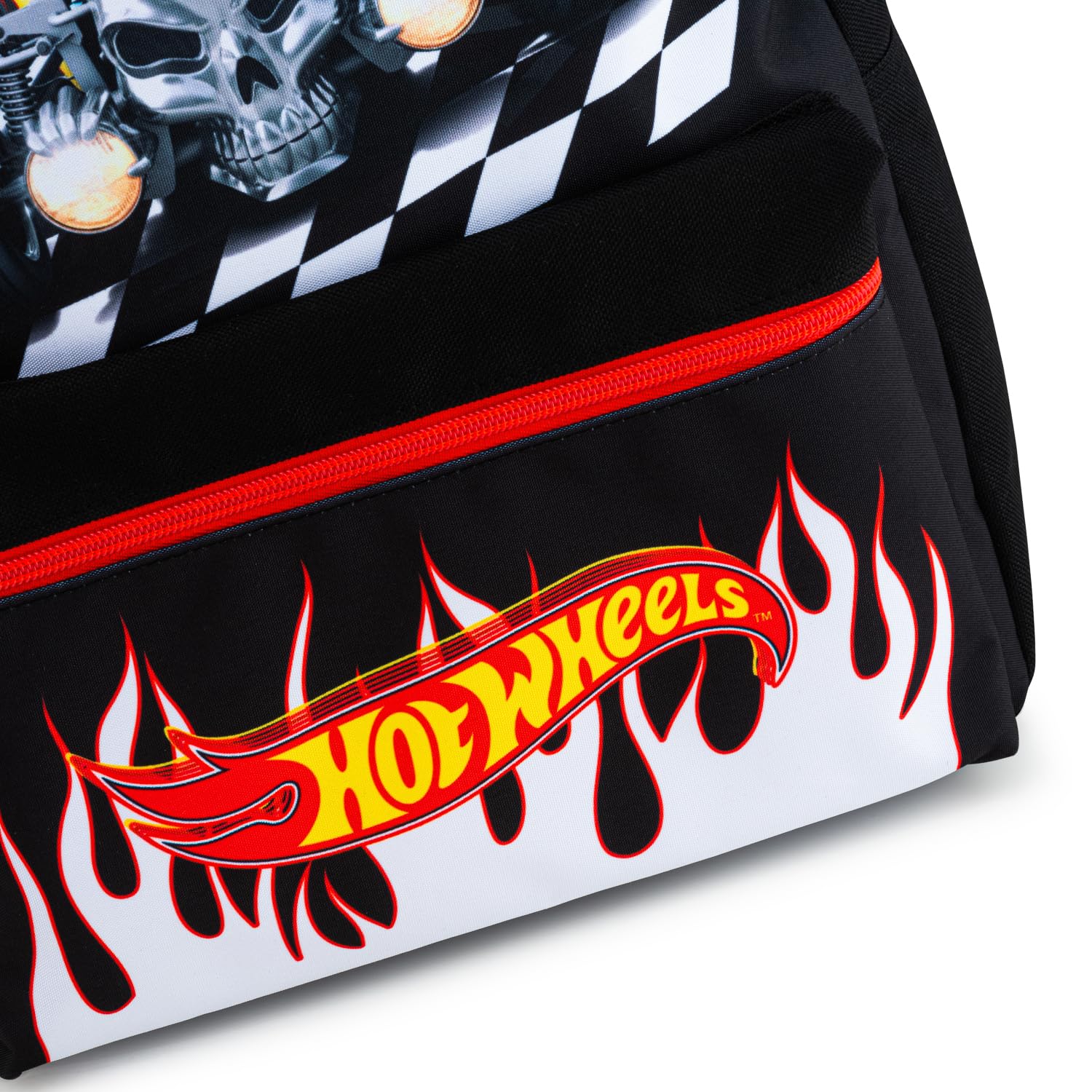 Hot Wheels Sac à dos pour enfant 4 pièces comprenant sac à déjeuner, bouteille d'eau et trousse à crayons