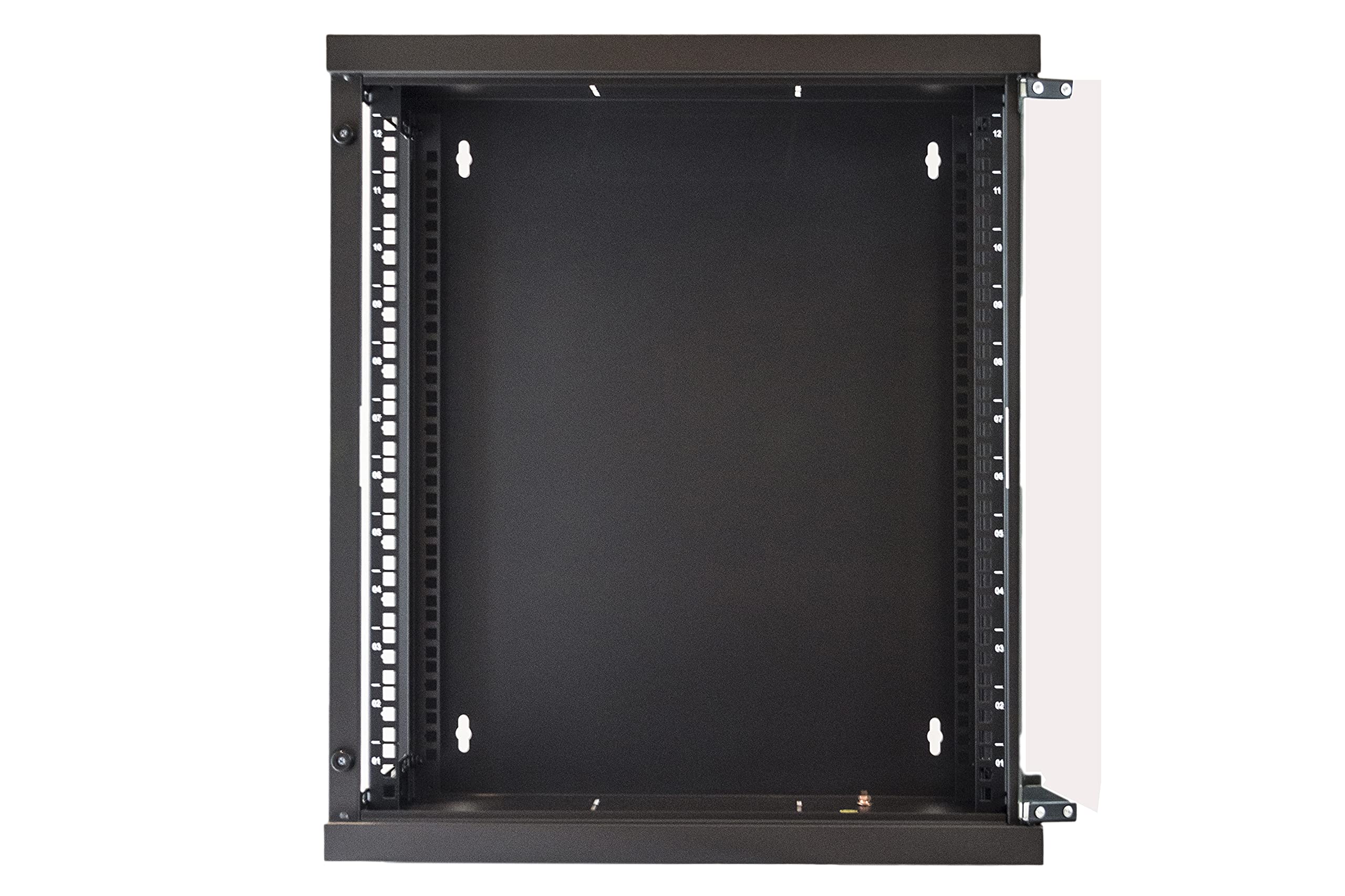 Link LK1912U66N Armadio Rack 19" 12 Unità da Muro 620X 540 X Profondità 600 mm, Nero