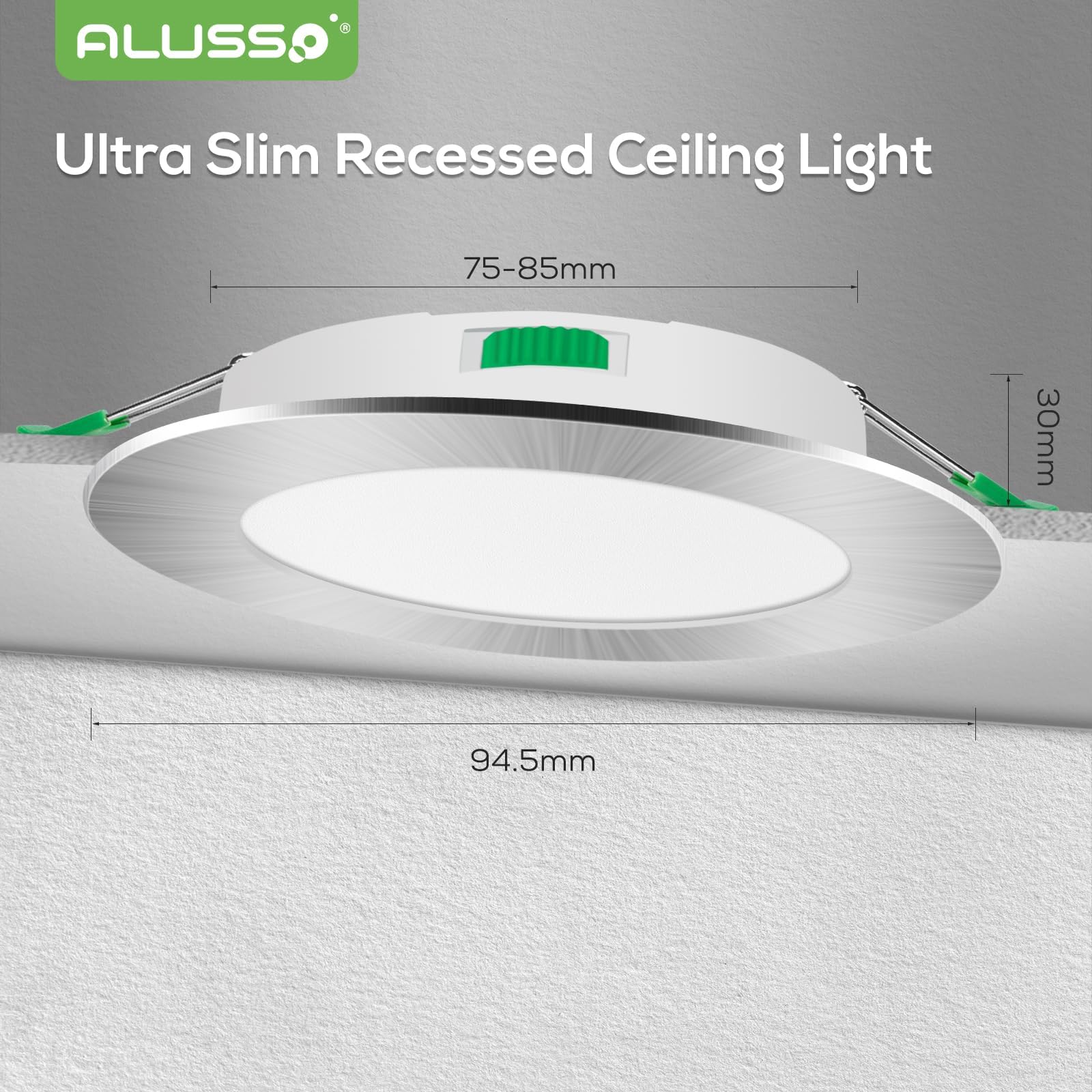Spot LED Ultra Plat Fabater - Alimentation USB 5V, Pour éclairage Sous Plan De Travail, Cuisine, Chambre - 4