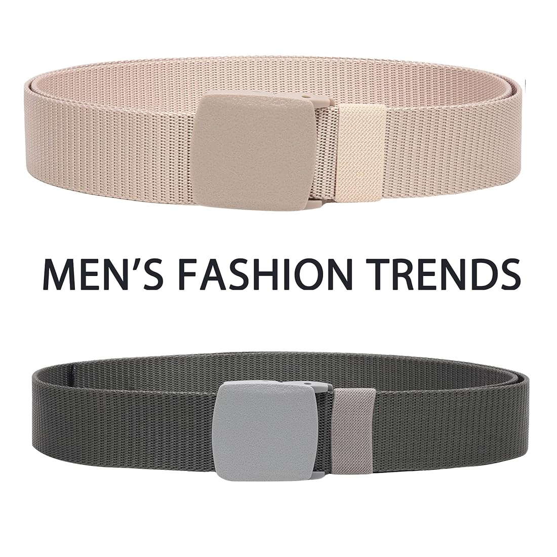ZORO Unisex Nylon & Canvas Waist Belt For Men & Women, (Pack