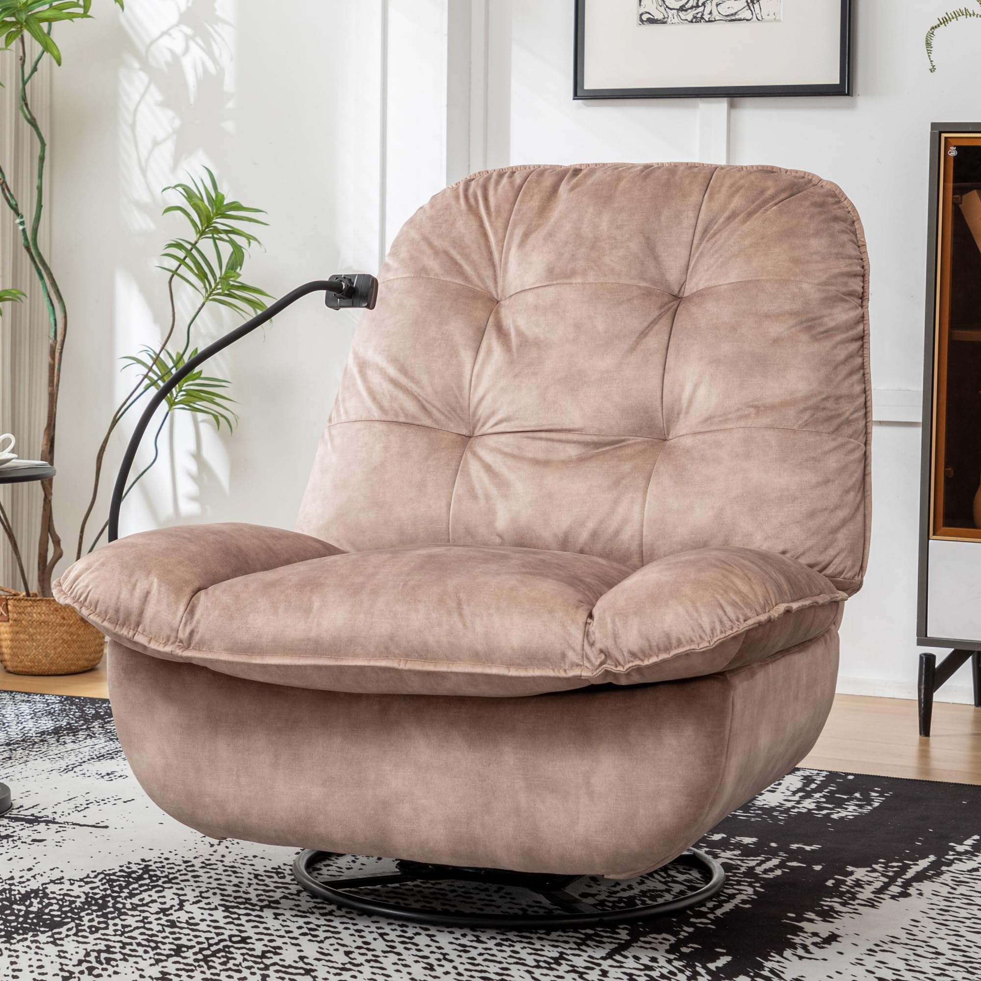 Amazon.com: Oversized Rocker Recliner Chair，Large Swivel Single