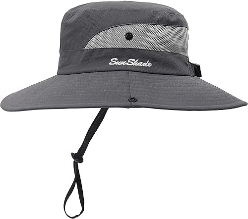 Miniatura 22 de Sombrero de sol para mujer de verano, sombrero de playa de ala ancha, protección UV al aire libre, plegable, malla fresca, diseño para cola de Rosa