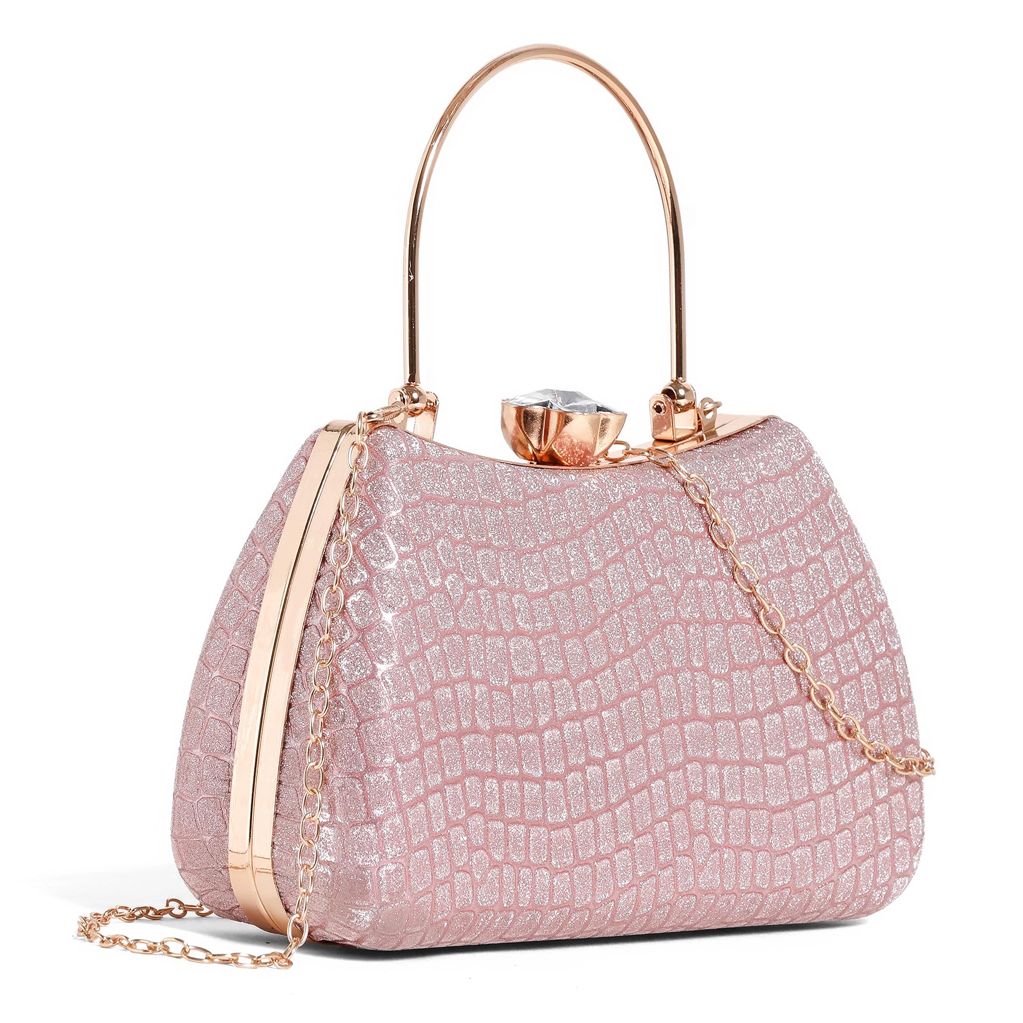 Elegant Party Clutch for Women | Stylish Sling Bag & Handheld Purse with Chain Strap | Ladies Evening Handbag for Party & Special Occasions | Ladies Purse-image-33