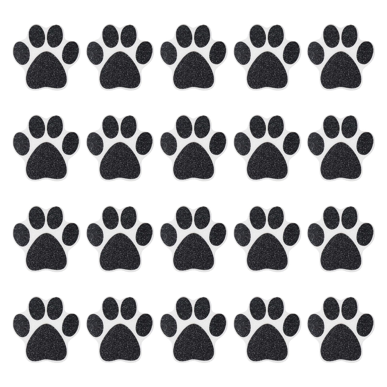 Jazuaiao 20Pcs PVC Bathroom AntiSlip Stickers Removable Adhesive Floor Sticker for Shower Bathtub Stair Pool Area Child Shower Adhesive Stickers