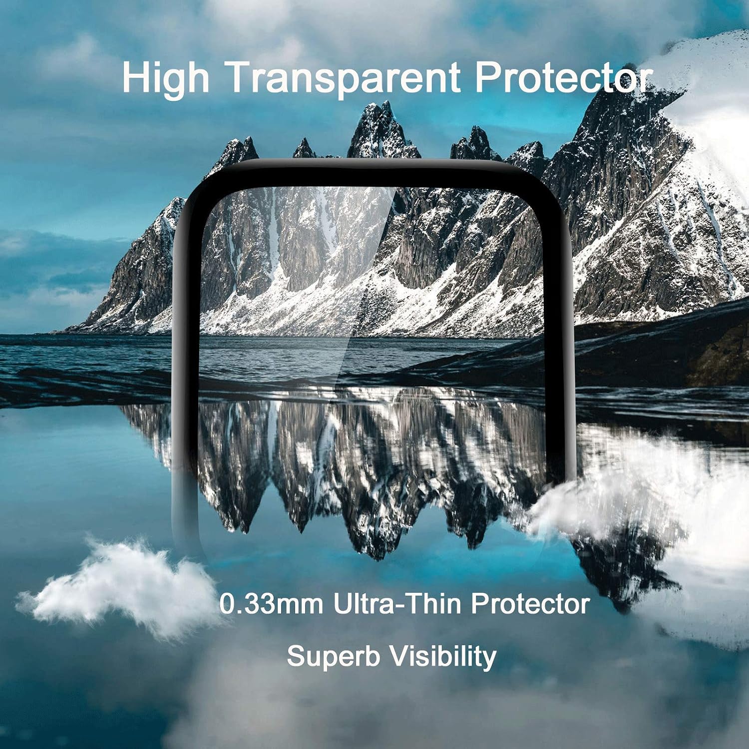 OAproda [2021 New Upgrade] 3 Pack Screen Protector for Apple Watch 44mm Series 6 5 4 / iWatch SE 44mm with Installation Frame, 3D Full Coverage Flexible Film Protector for iWatch Series