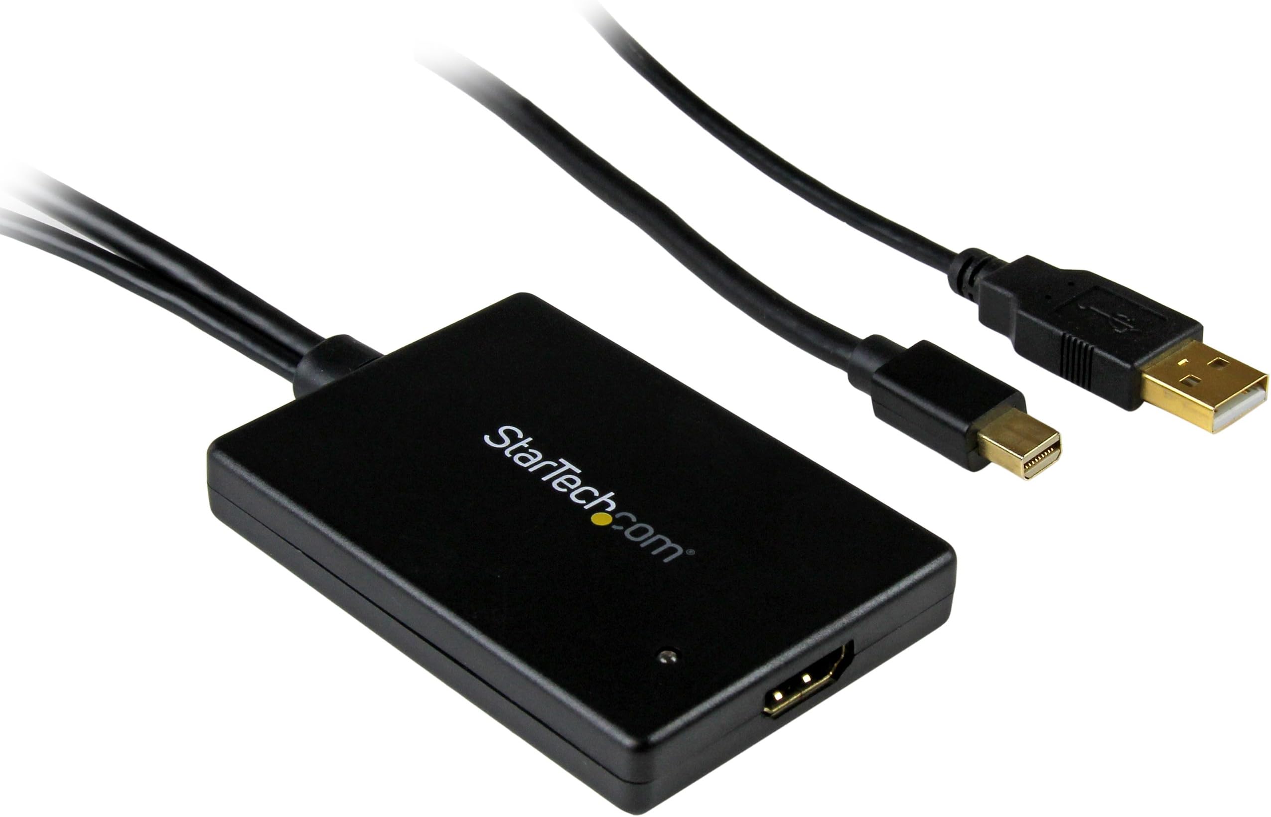 StarTech.com Mini DisplayPort to HDMI Adapter with USB Audio - Mini DP to HDMI (MDP2HDMIUSBA)