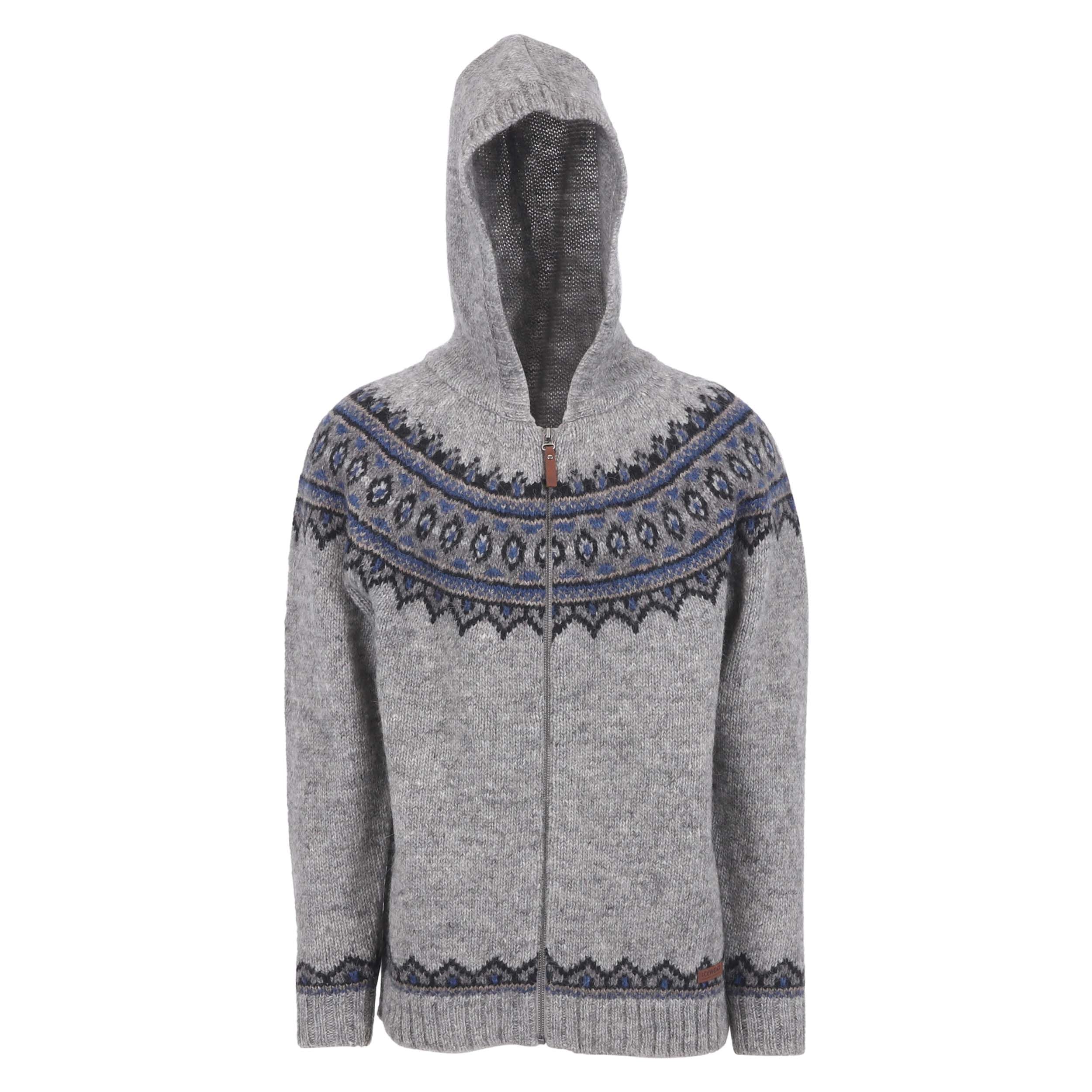 ICEWEAR Brynjudalur Woll-Cardigan – isländisches Design mit Zip & Kapuze