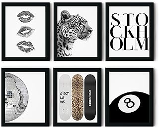 TwoDays Stockholm Style Room Decor for Women, Chic Trendy Wall Art for L...