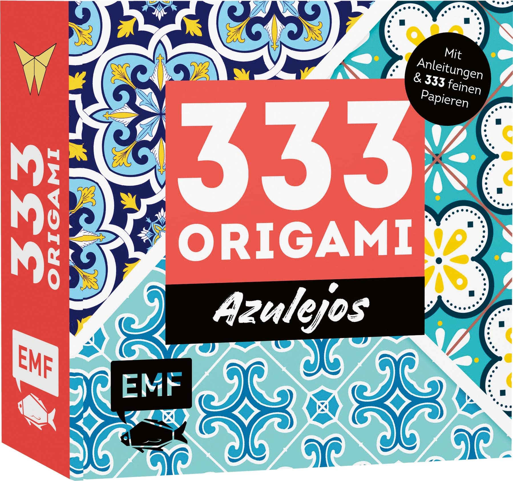 333 Origami – Azulejos: Zauberhafte Muster, marokkanische Farbwelten: Mit Anleitungen und 333 feinen Papieren