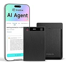 Mobvoi TicNote AI Voice Recorder w/AI Transcription &amp; Summary, APP Control AI Note Taking Device Supports 120+ Languages for Lectures, Meetings &amp;Calls, Dual-Mode Recording, 64GB, 2026 New Version