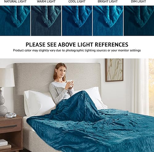 Miniatura 2 de Beautyrest - Manta eléctrica de calentamiento rápido, apagado automático, prácticamente sin campos electromagnéticos, varios ajustes de calor,