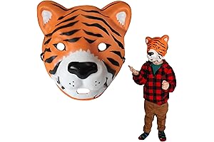 Wild Faces Tiger Face Mask for Kids