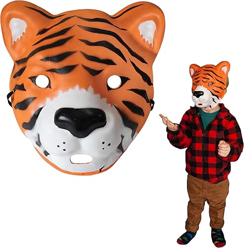 Miniatura 1 de Deluxebase Wild Faces from Foam Animal-Themed Face Mask for Kids.