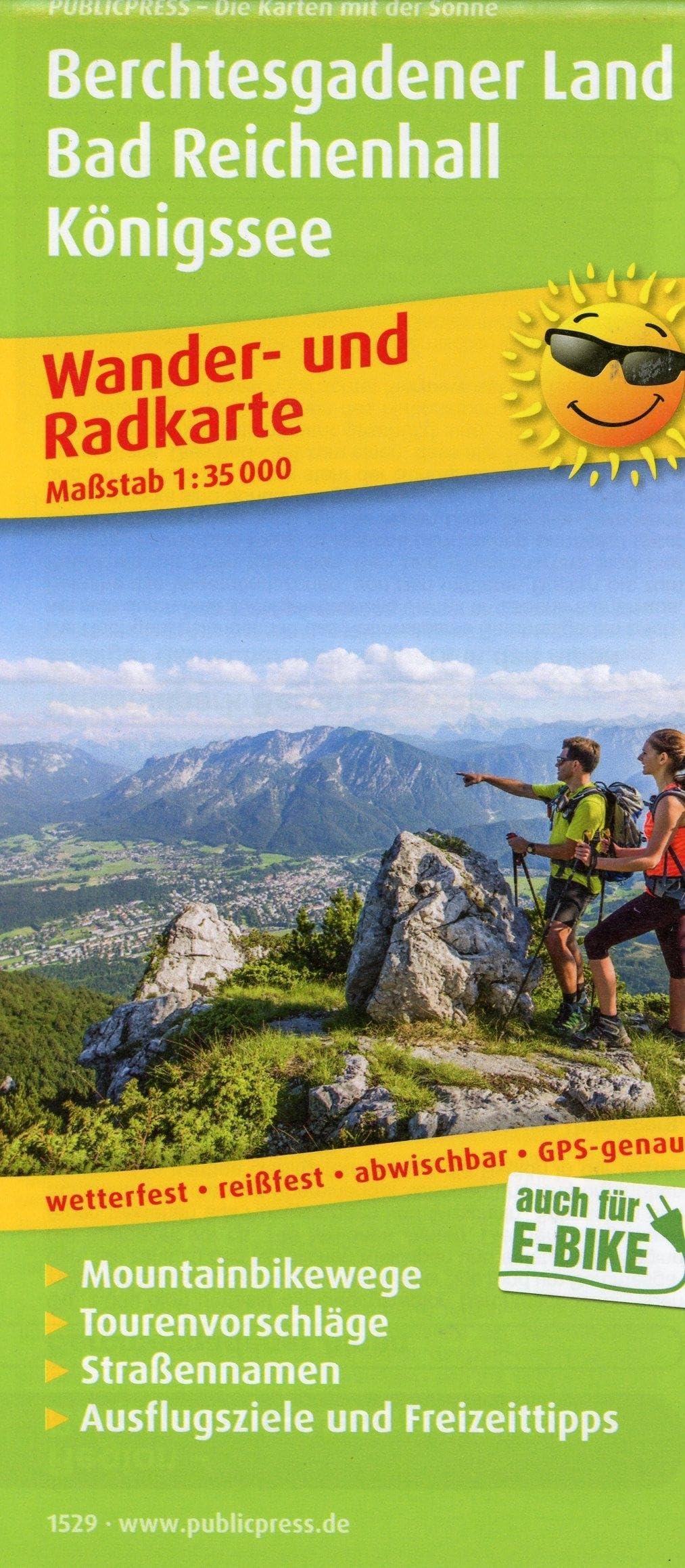 WuRK Wander- und Radkarte Rund um Berchtesgaden