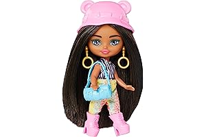 Extra Mini Minis Travel Brunette Barbie With Safari Accessories