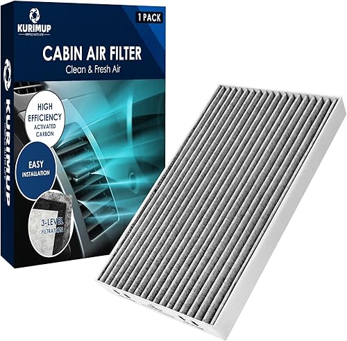 KURIMUP CF11177 - Filtro de aire de cabina prémium con carbón activado, apto para Nissan Cube (2009-2014), Juke (2011-2017), Sentra (2013-2019),