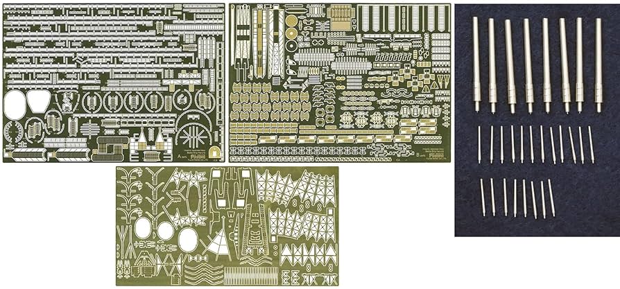 艦船模型エッチングパーツセット 初心者向け】日本海軍艦船用エッチングパーツの組み立てと塗装法