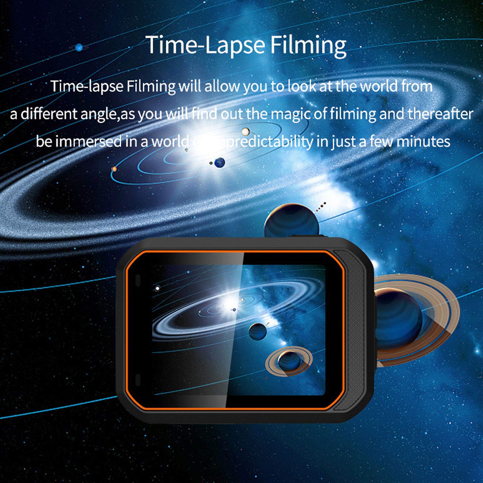 Amazon.co.jp: 4K 24FPSフルHDアクションカム付き防水アクション