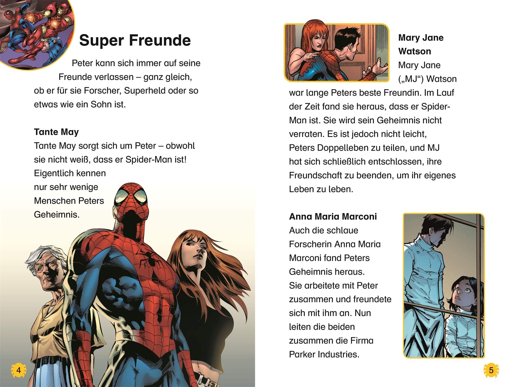 SUPERLESER! MARVEL Spider-Man Superhelden und Superschurken: 2. Lesestufe, Sach-Geschichten für Erstleser. Für Kinder ab der 1./2. Klasse