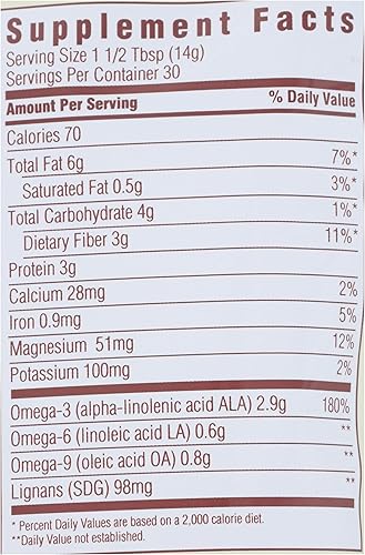 Miniatura 4 de Spectrum Organic Whole Flaxseed, 15 oz