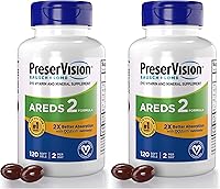 Vista 6 de PreserVision AREDS 2 Suplemento vitamínico y mineral para ojos con OCUSorb, 120 cápsulas blandas veganas, contiene luteína, zeaxantina, vitamina C