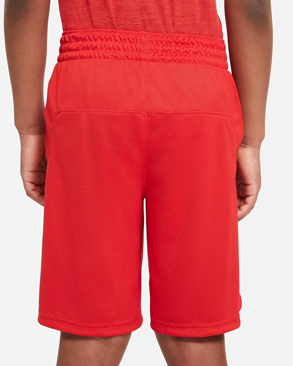 Nike Dri-FIT Big Kids' (Boys') HBR Training Shorts (RED/Black), X-Large