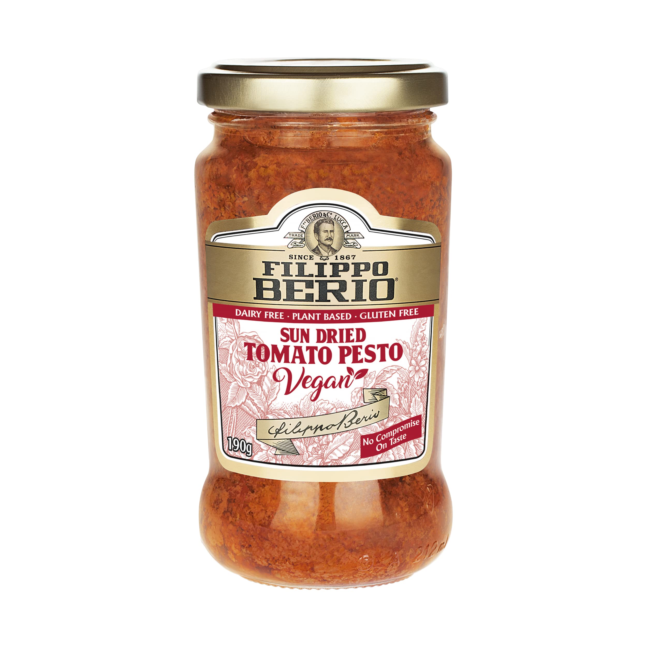 Filippo Berio Vegan Sundried Tomato Pesto 190g