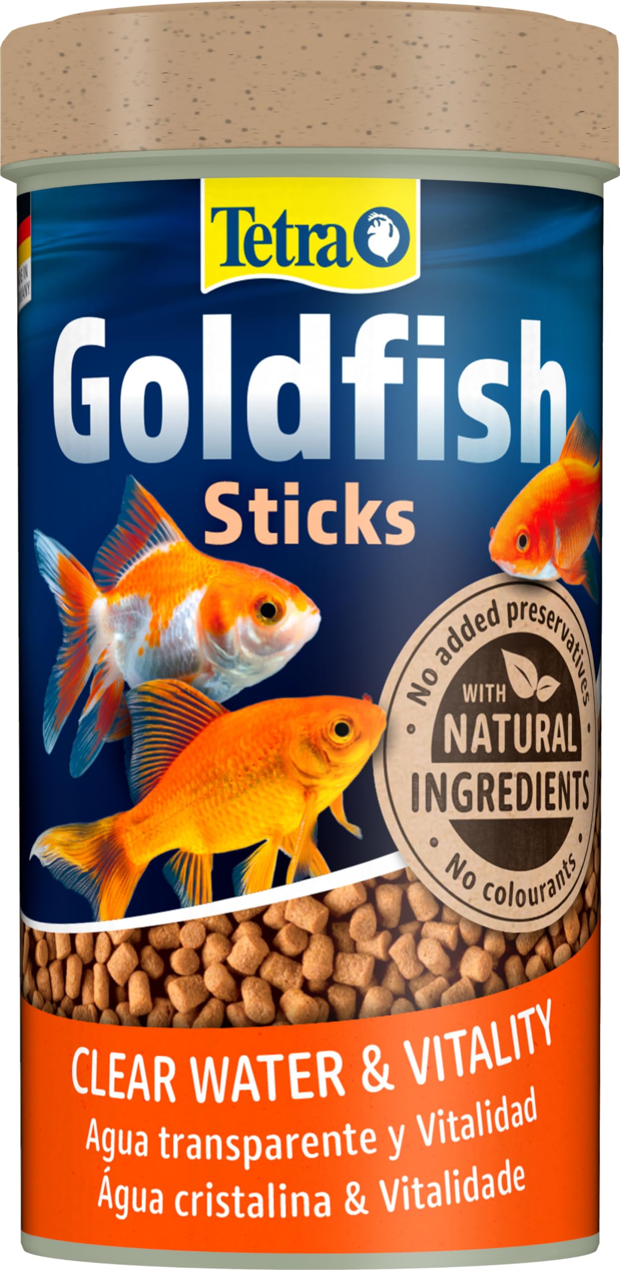 TetraGoldfish Sticks Complete Fish Food for Medium and Large Goldfish 250ml