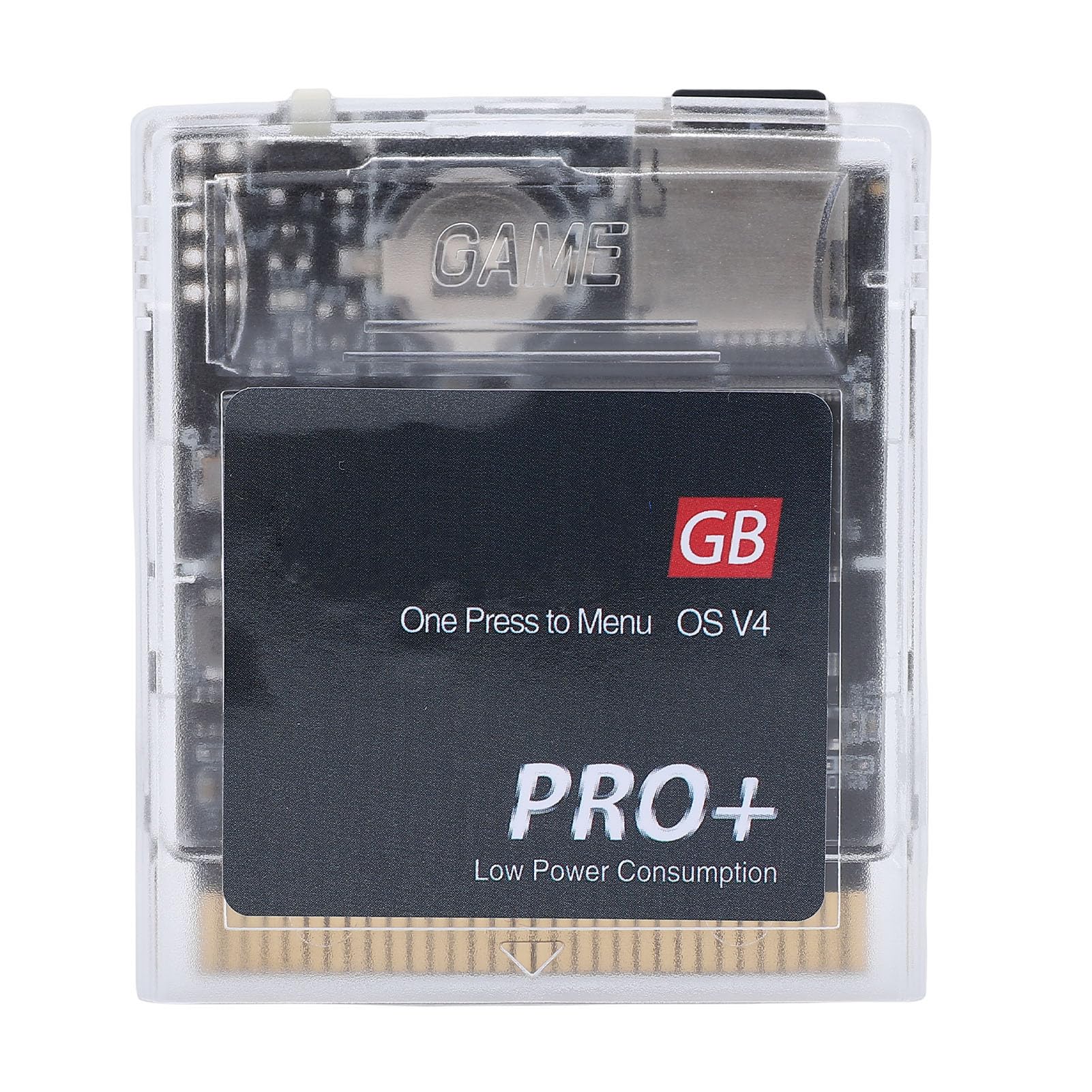Generic Cartuccia Multigioco Cartuccia di Gioco Adatta per Gameboy Advance e SP 1000 in 1 con Tecnologia di Risparmio Energetico (Bianco Trasparente)