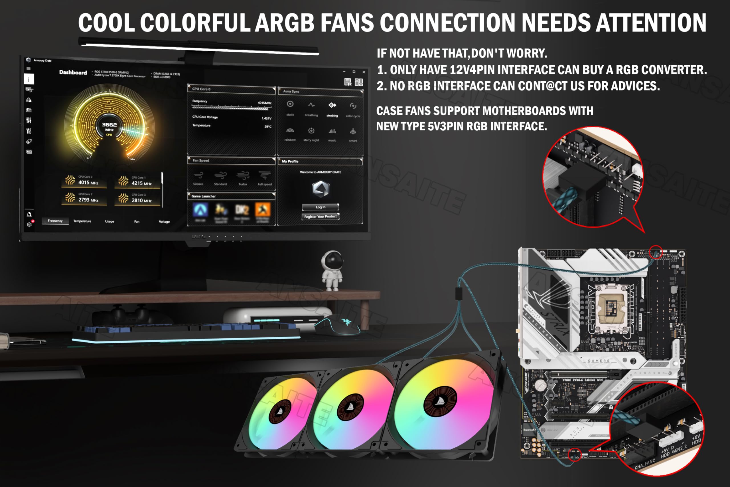 KEDIERS PC Gehäuse Vorinstallierter 5 × 120MM Schwarz Lüfter, ATX Mid Tower PC Gehäuse, Computergehäuse mit Panoramaaussicht Gehärtetes Glas Front Panel,Schwarz/Walnussholz,Neue P6-Version