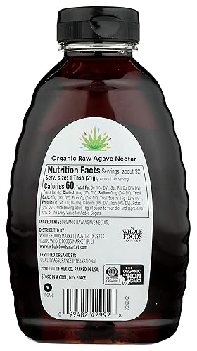 Miniatura 7 de 365 by Whole Foods Market Agave Nectar Light Orgánico 235 onzas