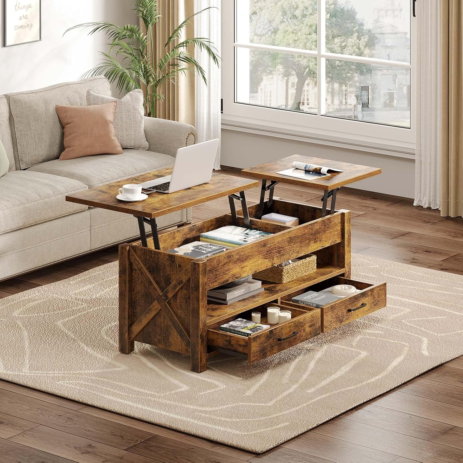 Lift-Top Coffee Table
