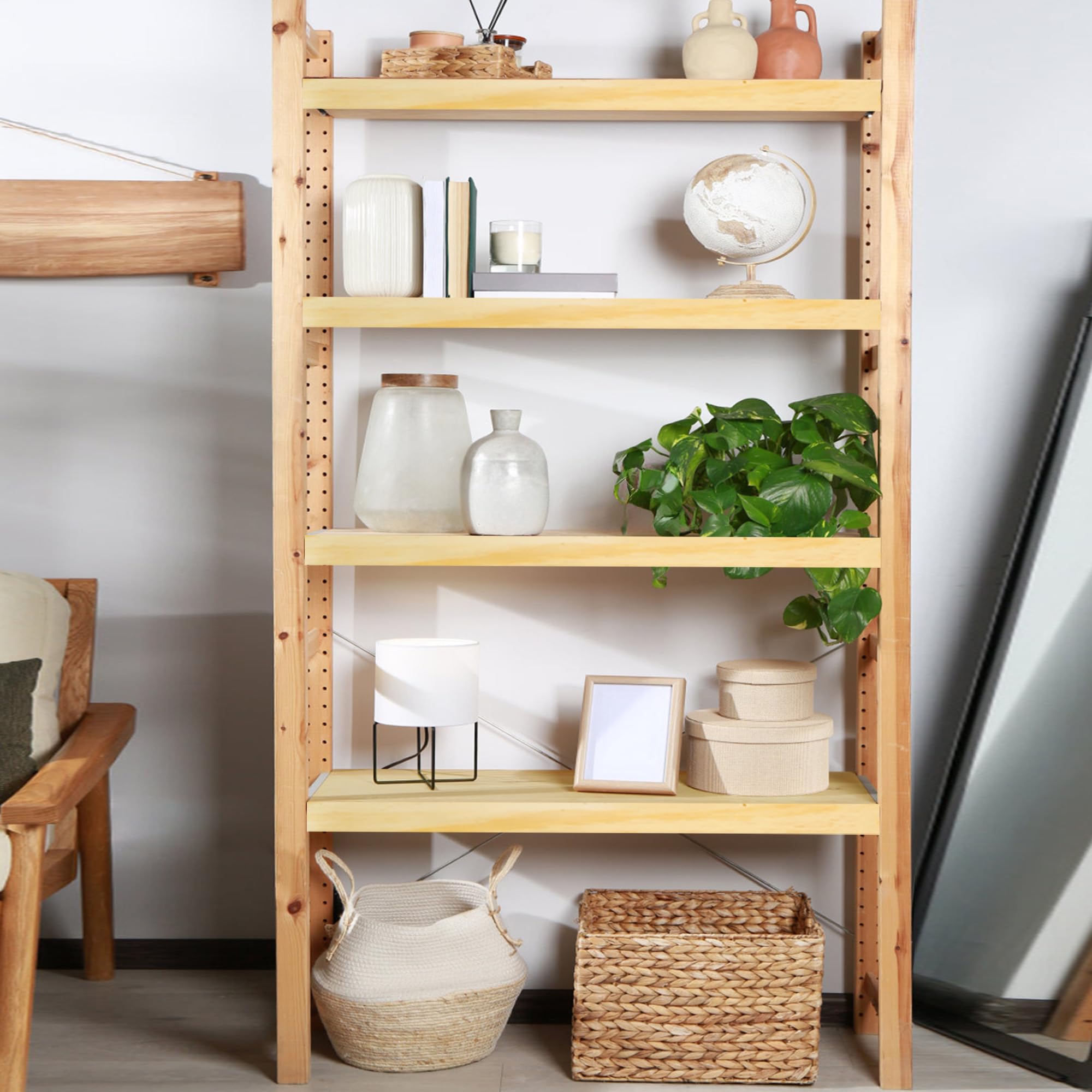Afted rack 本棚 900x350x900mm Amazon.com: Furinno Jaya DVD Shelf, 16-Shelf Wide CD Rack, Media