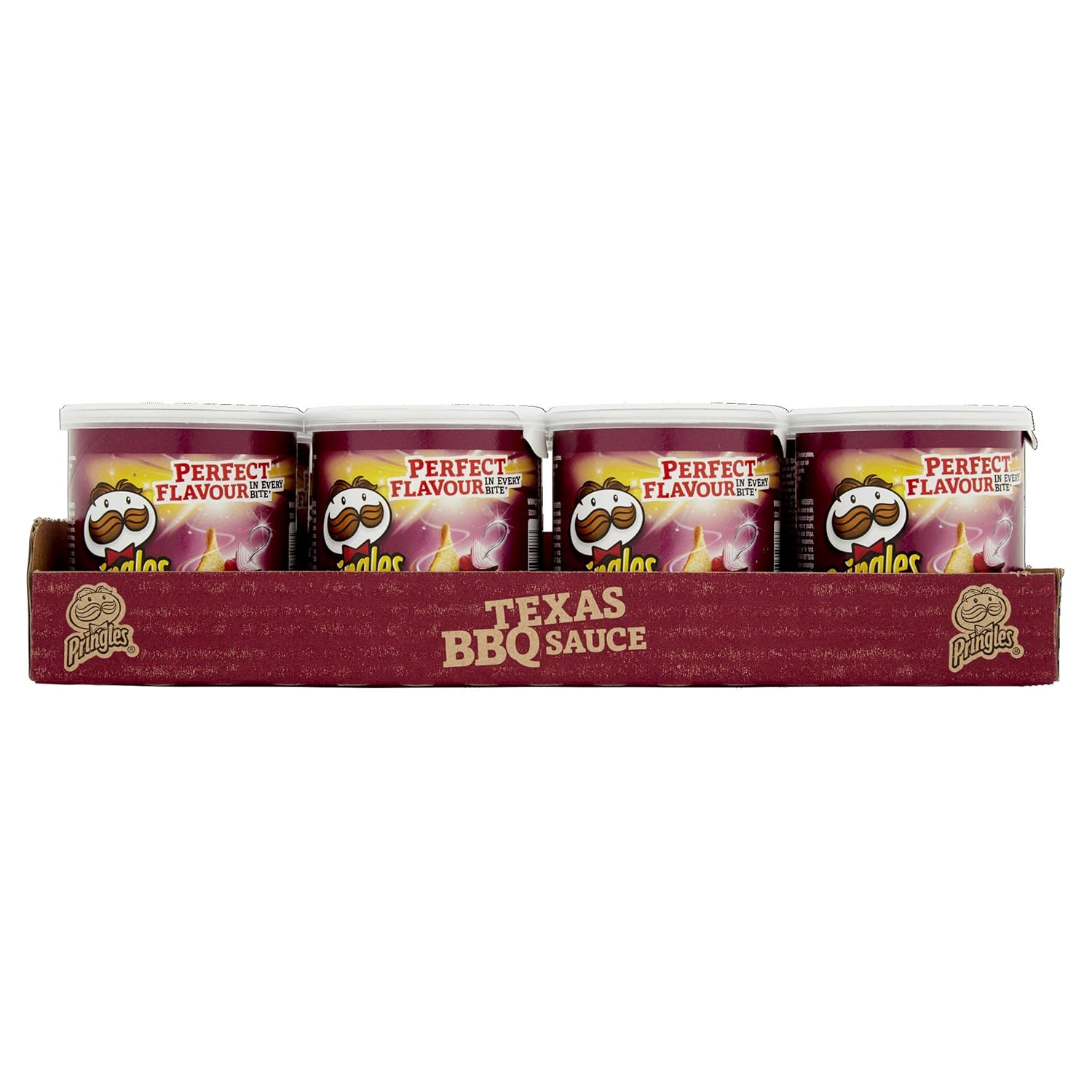 Pringles Texas Bbq Sauce Pop & Go 40G (Pack Of 12)