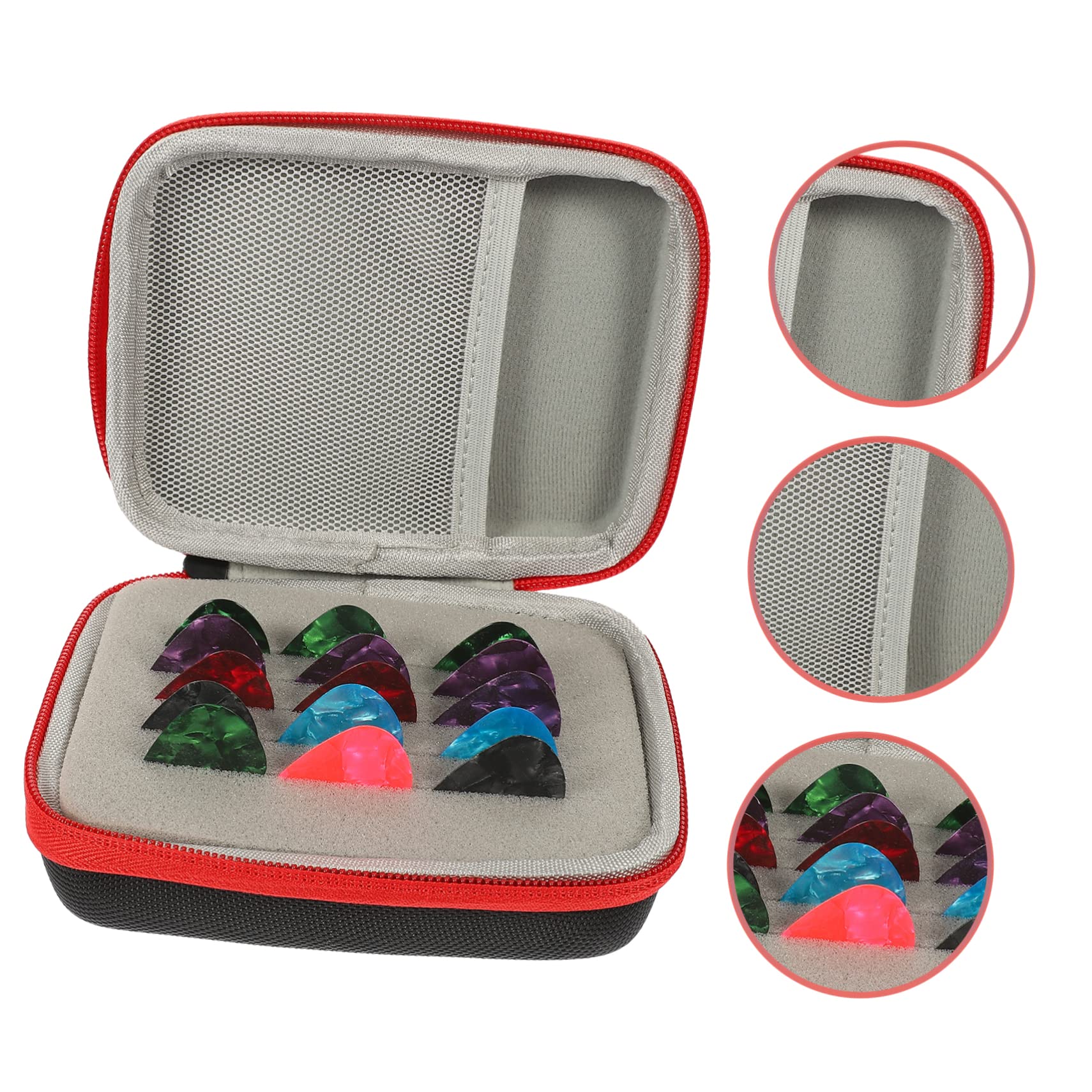 TOYANDONA 2sets Plettri Per Chitarra Con Contenitore Organizer Plettri Misti Design Ergonomico Per Strumming Confortevole e Duraturo