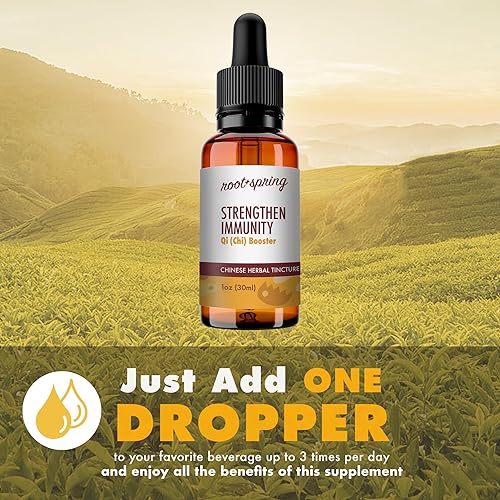 Miniatura 3 de Fortalece la inmunidad - Qi (Chi) Booster - Tintura de hierbas (extracto líquido) Concentrado con cuentagotas - Suplemento natural de mezcla de