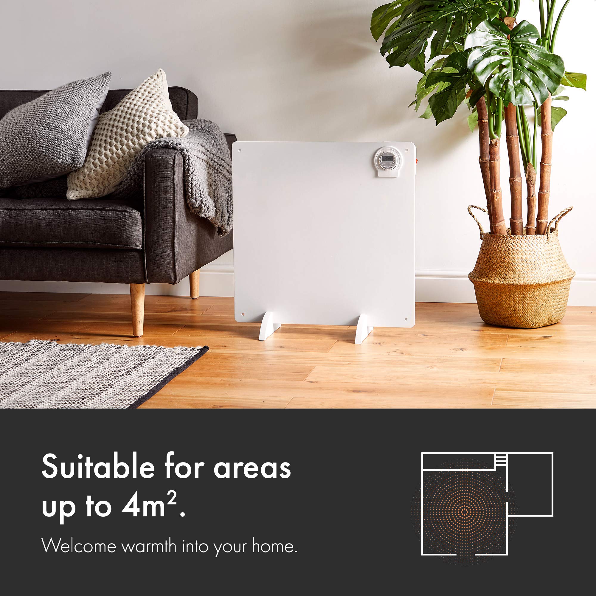 Wall Panel Paintable Panel Heater Vonhaus Electric Panel Heater