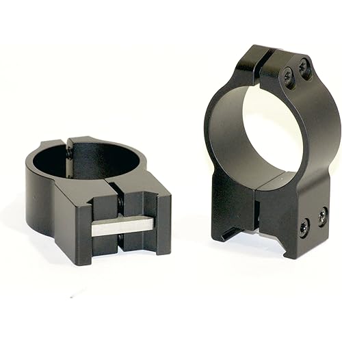 WARNE Scope Mounts Maxima, 30mm, PA, Optic Rings, High, Matte Black