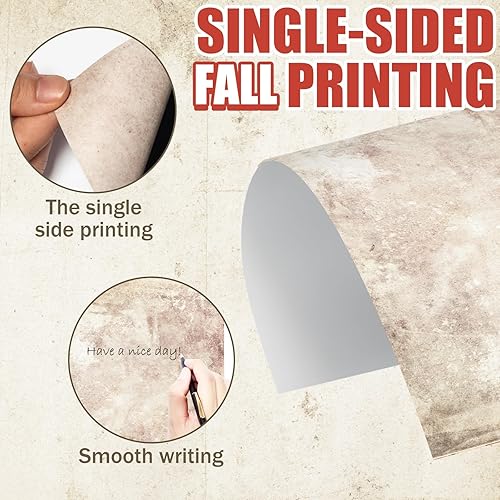 Miniatura 3 de Juego de 250 sobres y papel de papelería (100 papel de escritura para computadora, 50 sobres), 100 calcomanías de puntos redondos, 10 diseños para