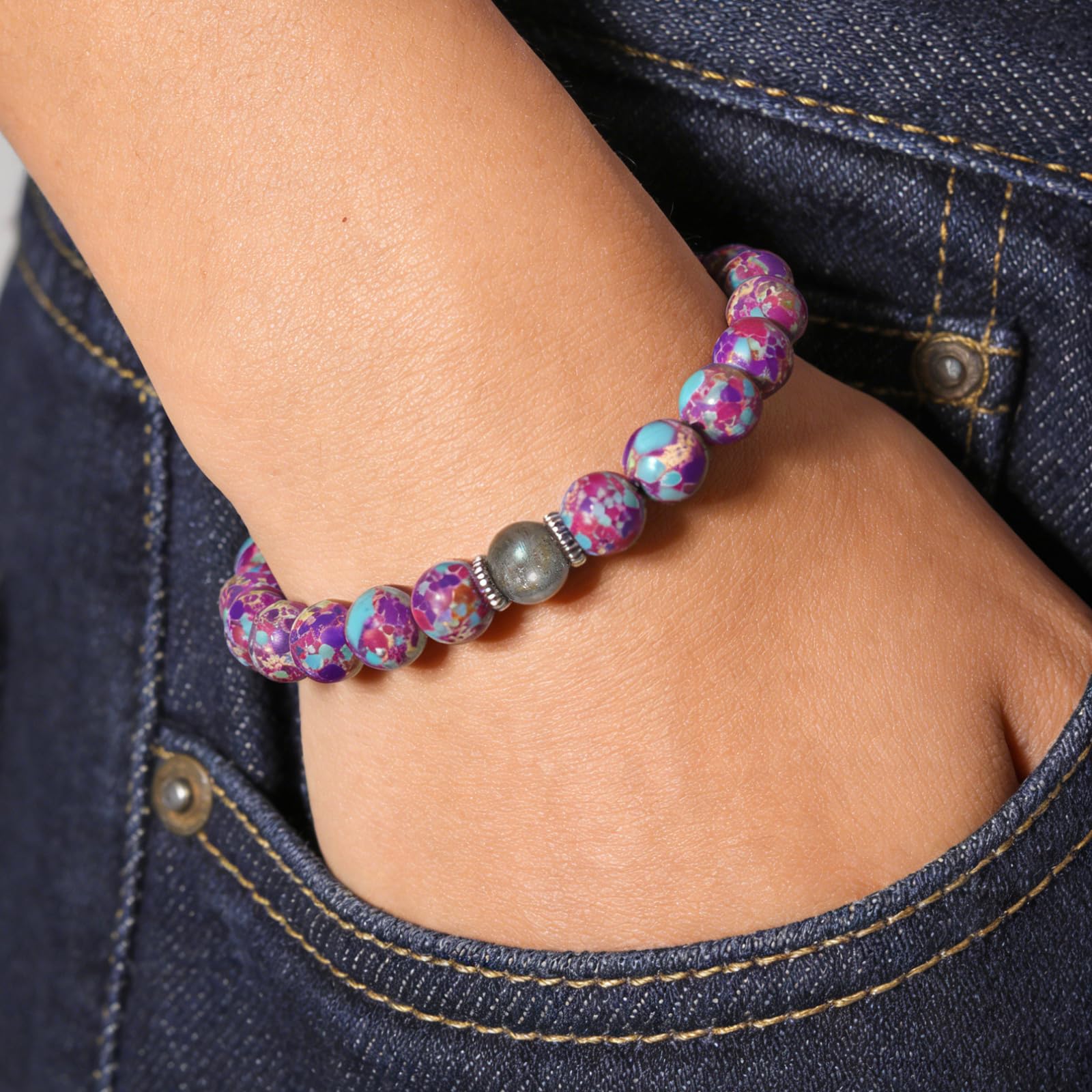 Mother's Day Bracelet Mama Birthday Holiday Gift Mom Beaded Bracelets For Women Beads Boho Bracelets