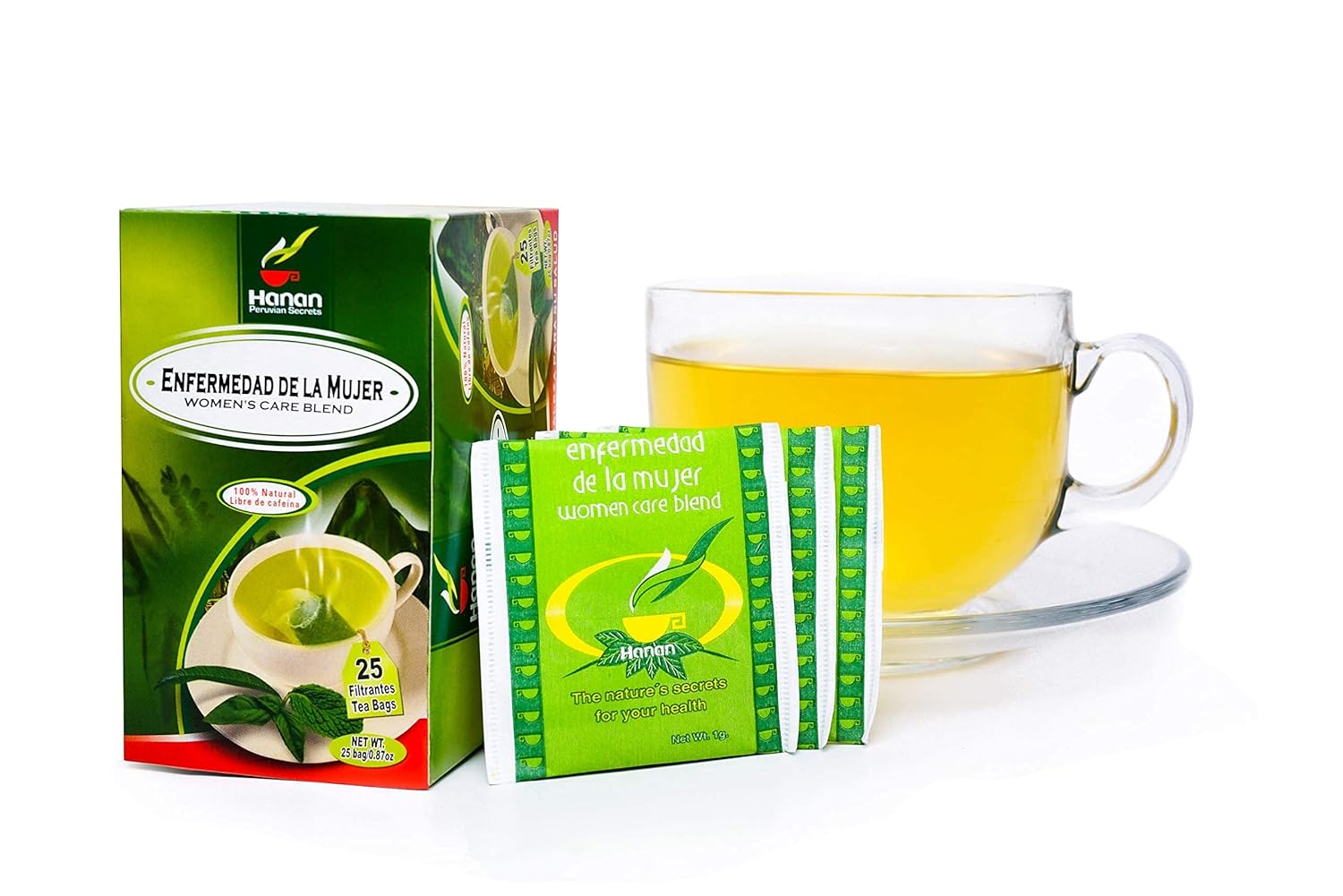 Hanan Peruvian Secrets Enfermedad De La Mujer Herbal Tea | 100% Natural Women’s Care Blend | 25 Tea Bags | Naturally Aids in Relieving Minor Discomfort from Menstrual Cycle - 3 Pack