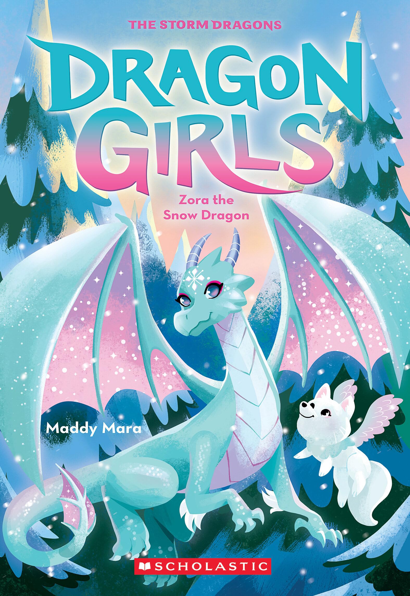 Cover of Zora the Snow Dragon (Dragon Girls #15) (15)