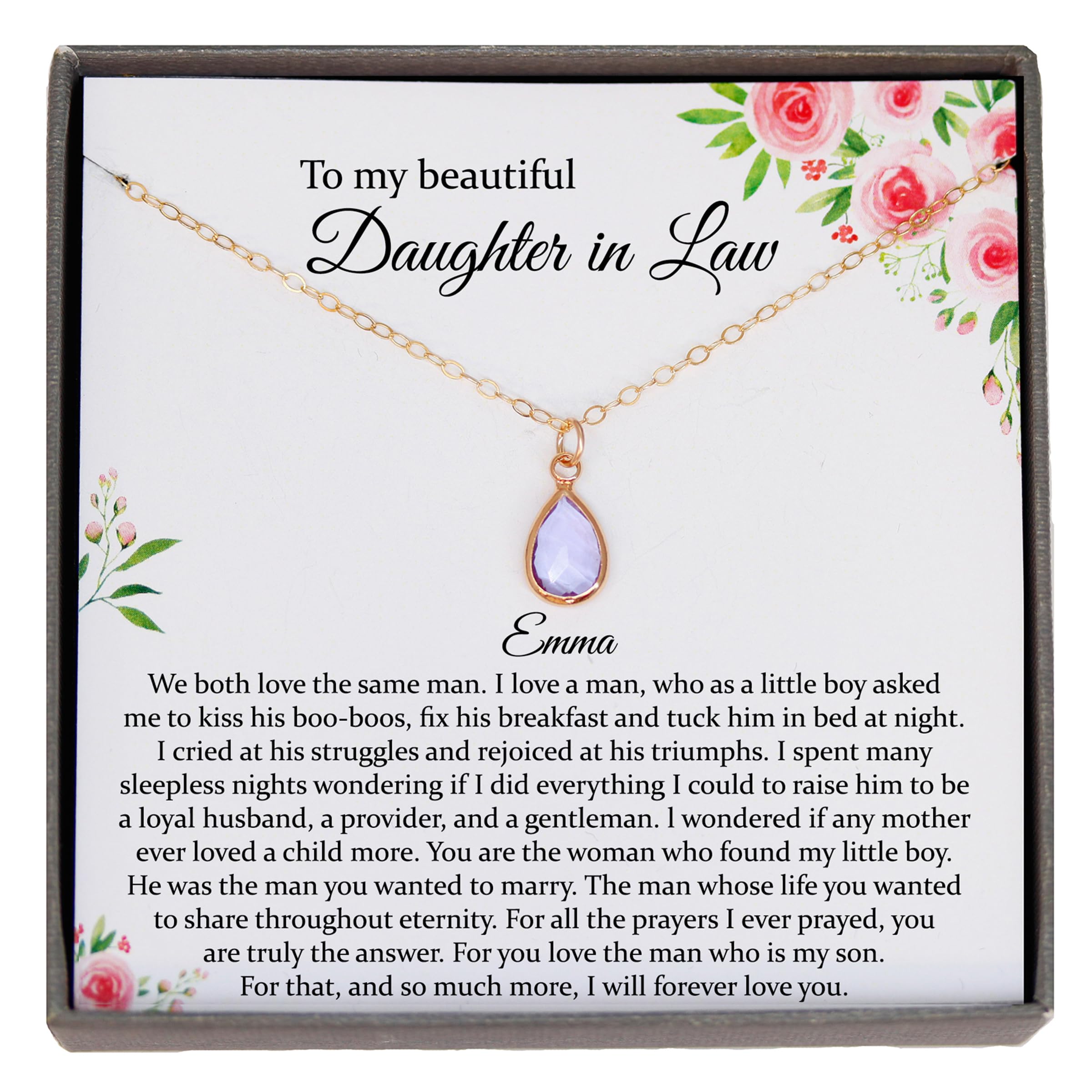 Be Wished Daughter in Law Necklace