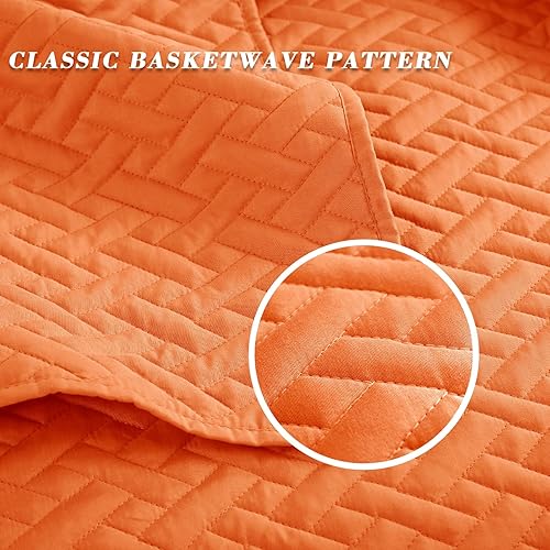 Miniatura 4 de Exclusivo Mezcla - Juego de edredón de 3 piezas tamaño King con fundas de almohada, edredón acolchado estilo canasta, colcha suave, cubrecama