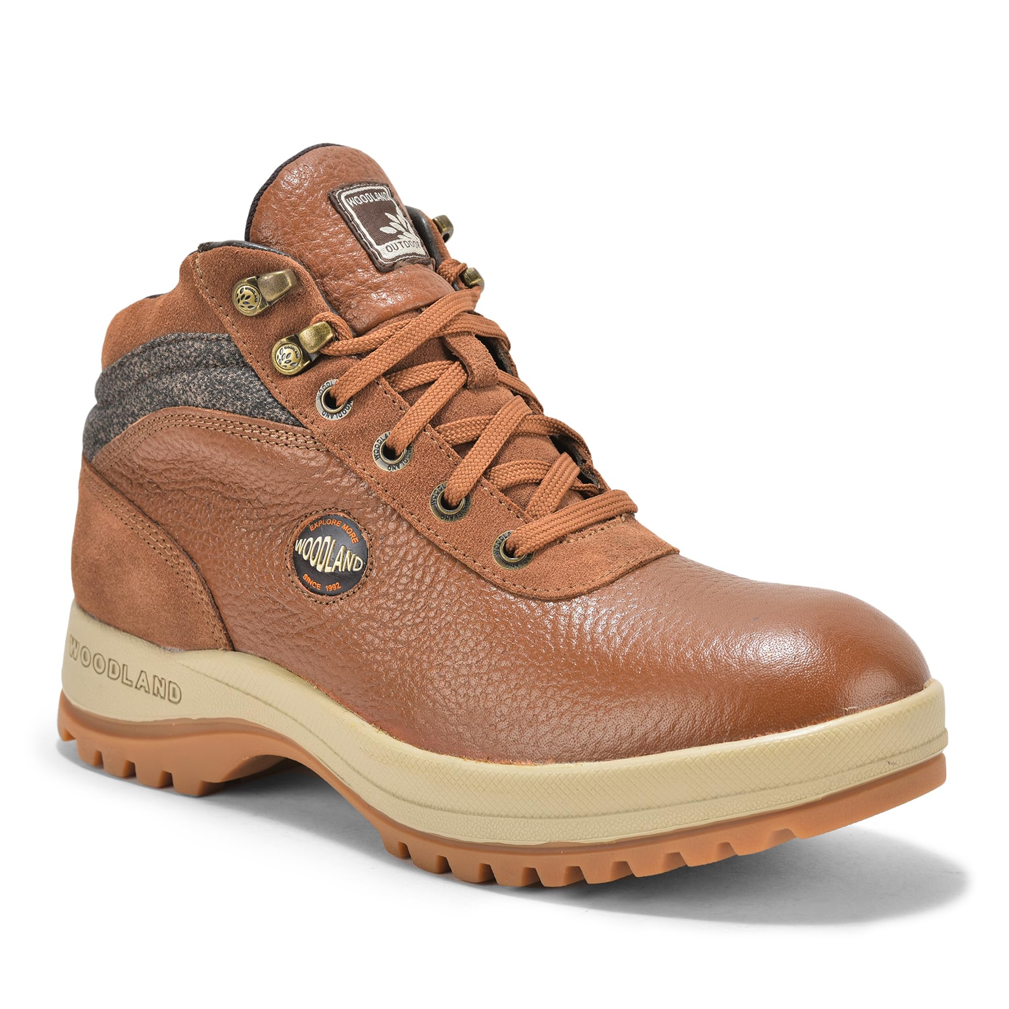 Men's Tan SOFTY RMBLRB Boots-7 UK (41EURO) (GB 4330122)-image-4