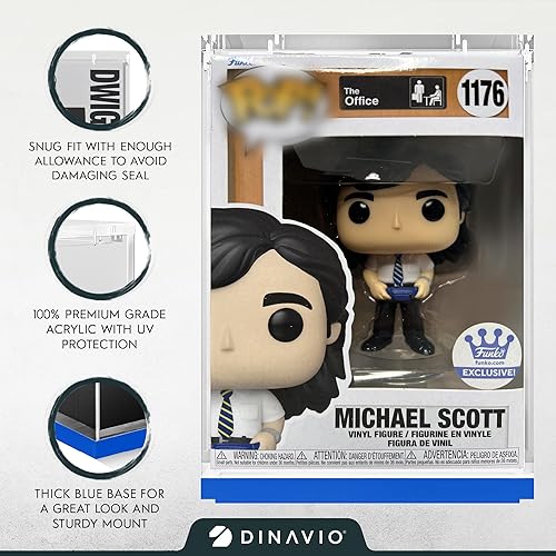 Miniatura 4 de Funko Pop Protector  Estuche acrílico Funko Pop  Diseño apilable resistente  Funda protectora Funko Pop de 0.157 in compatible con figuras de vinilo